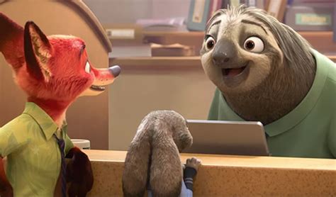 'Zootopia's Sloth Scene Gets Better Than Better .